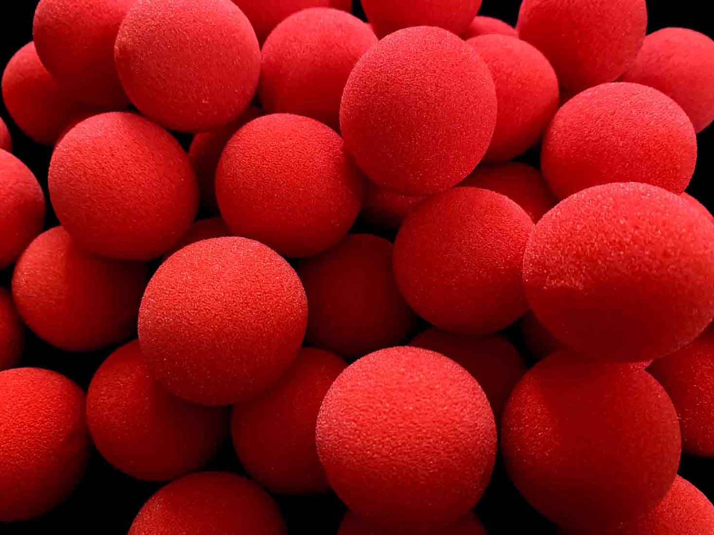 激安30個セット スポンジボール 赤 中サイズ35mm その他 クロースアップ スポンジ