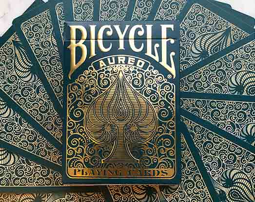 Bicycle Aureo Playing Cards | トランプマジック,レギュラートランプ |