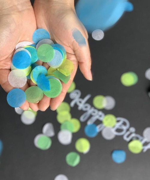 ���ò��ۻ���㡡�֥롼 / Confetti Blue Bomb by KNOT & BOW