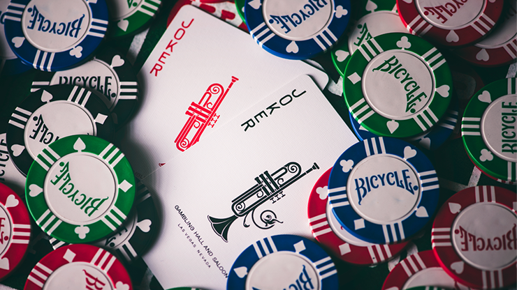 �ڸ��ꡦ�ò��ۥ���С������å��Хåȡ��ǥå����֡� / Silver Sackbut Playing Cards (Red)