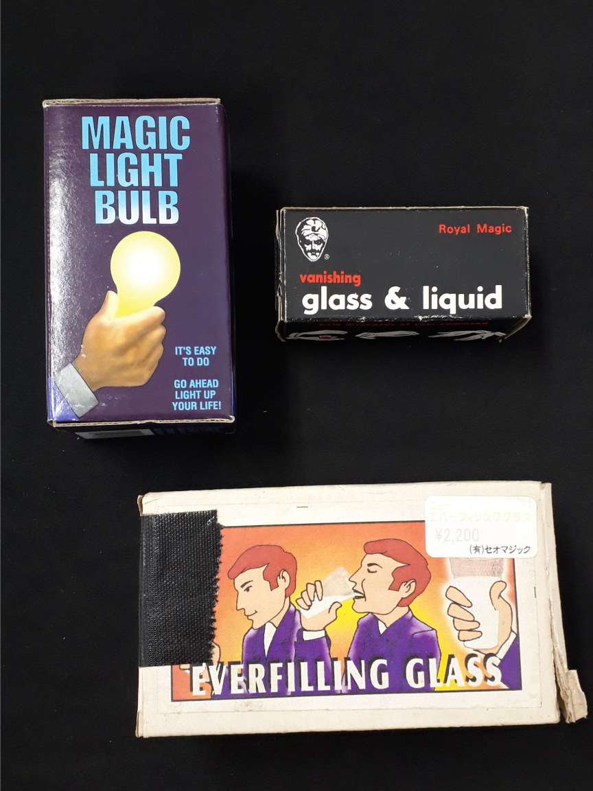 【まとめ売3点】EVERFILLING GLASS★glass&liquid★MAGIC LIGHT Bulb
