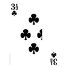 Three & a Half of Clubs Mega Card/3��1/2�ᥬ������