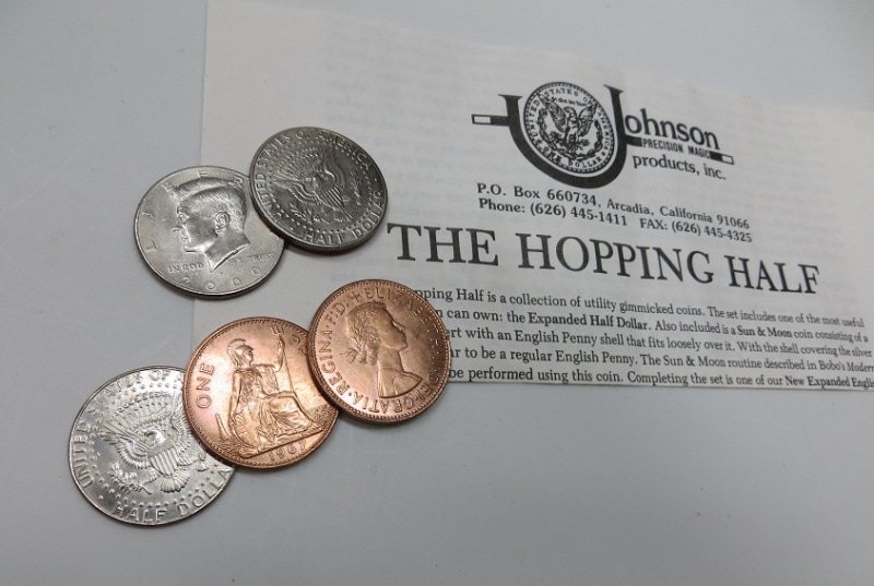 【テンヨー ・手品】ホッピングハーフ