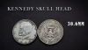 KENNEDY SKULL HEAD COIN/�ϡ��ե��顼�������륳����