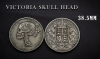 VICTORIA SKULL HEAD COIN/�ӥ��ȥꥢ�������륳����