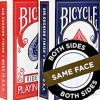 Bicycle 2 Faced (Mirror Deck Same Both Sides) Playing Card
