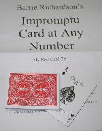 インプロンプトゥ・カード・アット・エニー・ナンバー/Impromptu Card 