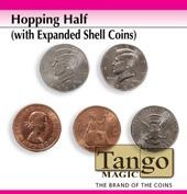 タンゴ製・ホッピングハーフ/Hopping Harf Doller with English Penny 