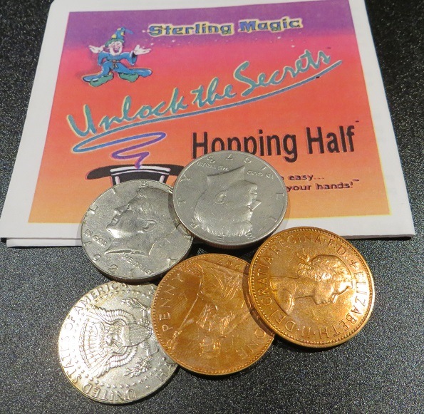 【テンヨー ・手品】ホッピングハーフ