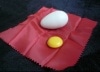 Silk to egg (with yolk)