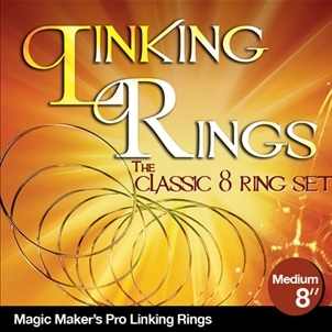 Interlinking 8 Rings Linking Rings Medium 8 inch Set of 8 Rings with DVD | ステージ(マニピュレーション ...