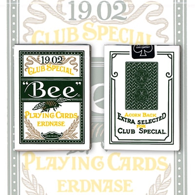 Erdnase 1902 Bee Playing Cards - Green Acorn Back - Limited