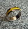 Magnetic Engraved PK Ring (Yellow,Deluxe)