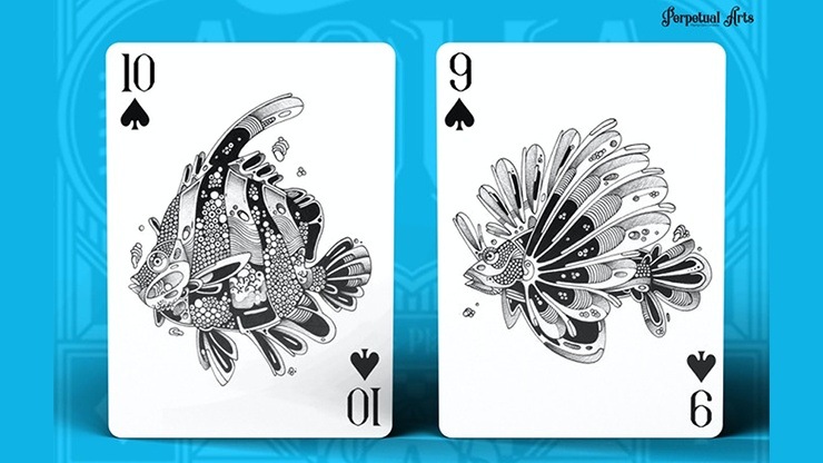 Aqua Species Playing Cards