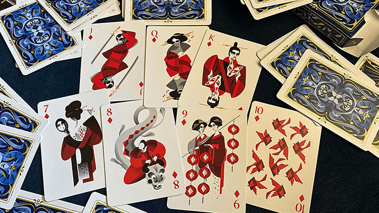 5th Kingdom Semi-Transformation (Player Edition Gilded Blue 2 Way) Playing Cards