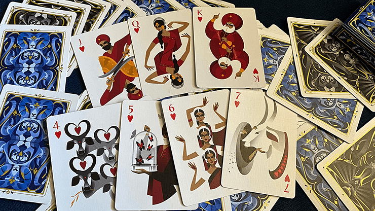 5th Kingdom Semi-Transformation (Player Edition Gilded Blue 2 Way) Playing Cards