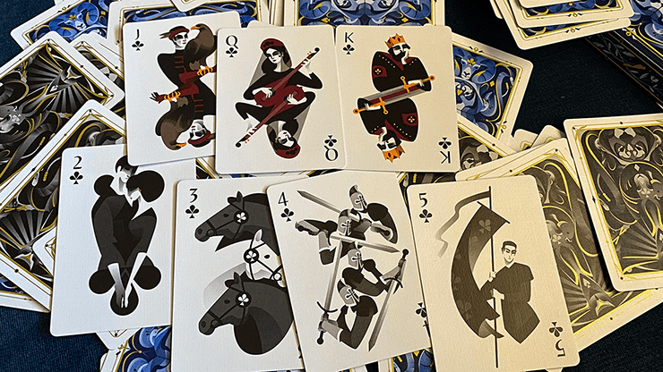 5th Kingdom Semi-Transformation (Player Edition Gilded Blue 2 Way) Playing Cards