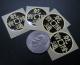 Johnny Wong's Chinese Coin Sticker (Eisenhower Dollar Size)