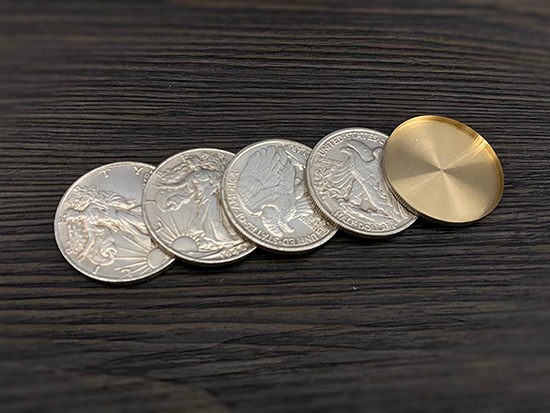 Walking Liberty Half Dollar Shell and Coin Set/���������󥰥�Хƥ�����ץꥫ������&�����륻�å�