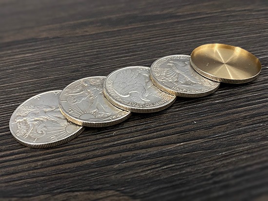 Walking Liberty Half Dollar Shell and Coin Set/���������󥰥�Хƥ�����ץꥫ������&�����륻�å�