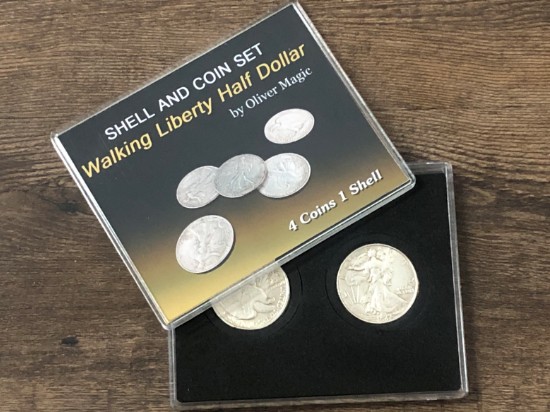 Walking Liberty Half Dollar Shell and Coin Set/���������󥰥�Хƥ�����ץꥫ������&�����륻�å�