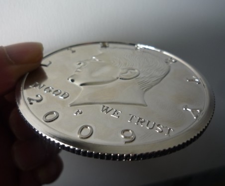 Jumbo 3 Half Dollar Chrome