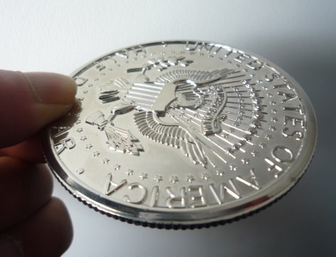 Jumbo 3 Half Dollar Chrome