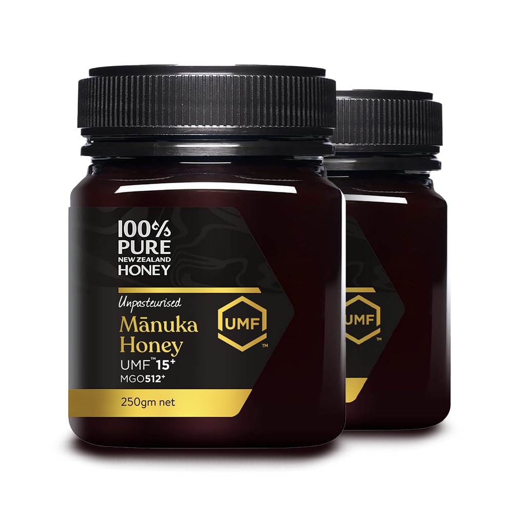 セット] 100%PURE NEWZEALAND HONEY MANUKA UMF15+ (MGO514mg/kg