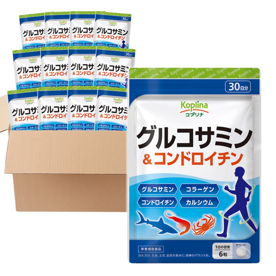グルコサミン＆コンドロイチン　ケース売り（12個入り）　【宅配便・送料無料】