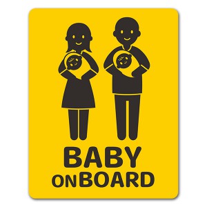 ֤лҤξ Ⱦд ԥȥ2BABY ON BOARDۼ֥ޥͥåȥƥåڤ椦ѥåǽ