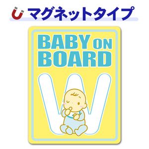 ����ե��٥åȥ��꡼�����֤���󥤥˥����W��BABY ON BOARD�ۼ֥ޥ��ͥåȥ��ƥå����ڤ椦�ѥ��å����������ǽ��