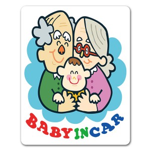 �����������Ȥ��Ф��������֤�����BABY IN CAR�ۼ֥ޥ��ͥåȥ��ƥå����ڤ椦�ѥ��å����������ǽ��