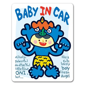 �֤�����夰��� ��ʬ�ĵ��ˤλҡ�BABY IN CAR�ۼ֥ޥ��ͥåȥ��ƥå����ڤ椦�ѥ��å����������ǽ��