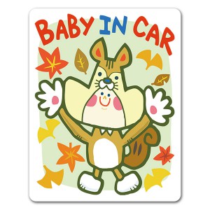 �֤�����夰��� �ꥹ��BABY IN CAR�ۼ֥ޥ��ͥåȥ��ƥå����ڤ椦�ѥ��å����������ǽ��