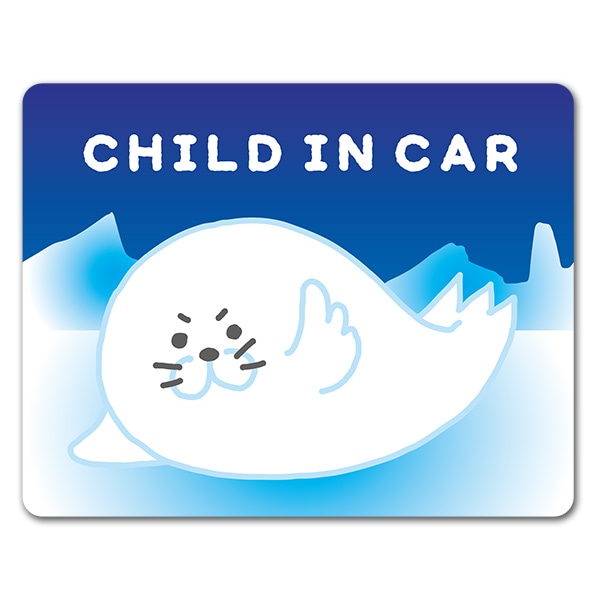 �����饷 ưʪ��CHILD IN CAR�ۼ֥ޥ��ͥåȥ��ƥå����ڤ椦�ѥ��å����������ǽ��