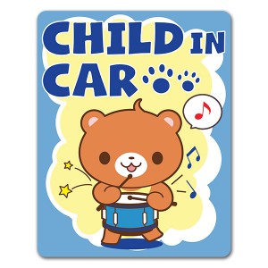 ưʪ�θ�ū�� �����ݤ򤿤����Ƥ��륯�ޡ�CHILD IN CAR�ۼ֥ޥ��ͥåȥ��ƥå����ڤ椦�ѥ��å����������ǽ��