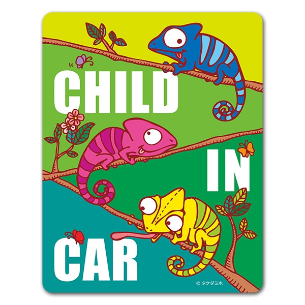 ����쥪�� ưʪ��CHILD IN CAR�ۼ֥ޥ��ͥåȥ��ƥå����ڤ椦�ѥ��å����������ǽ��