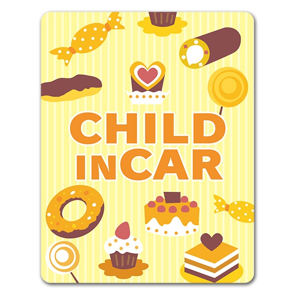 ���ۻҥ��������ϡ�CHILD IN CAR�ۼ֥ޥ��ͥåȥ��ƥå����ڤ椦�ѥ��å����������ǽ��
