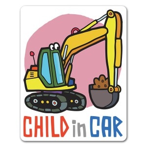 ����٥� ���㥿�ԥ� Ư���֡�CHILD IN CAR�ۼ֥ޥ��ͥåȥ��ƥå����ڤ椦�ѥ��å����������ǽ��
