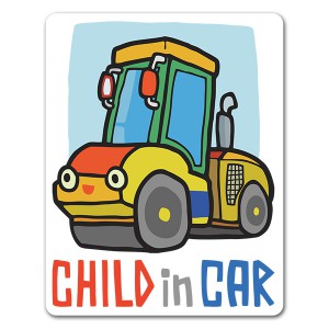 �����ɥ����顼 ����ǥ� Ư���֡�CHILD IN CAR�ۼ֥ޥ��ͥåȥ��ƥå����ڤ椦�ѥ��å����������ǽ��