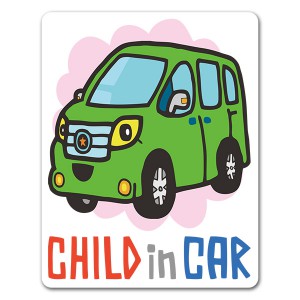 �ߥ˥Х� ���꡼���CHILD IN CAR�ۼ֥ޥ��ͥåȥ��ƥå����ڤ椦�ѥ��å����������ǽ��