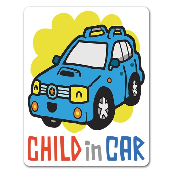 ���ơ������若�� �ġ�CHILD IN CAR�ۼ֥ޥ��ͥåȥ��ƥå����ڤ椦�ѥ��å����������ǽ��