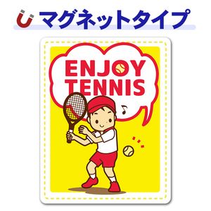 �ƥ˥� �ե����ϥ�� ������ENJOY TENNIS�ۼ֥ޥ��ͥåȥ��ƥå����ڤ椦�ѥ��å����������ǽ��