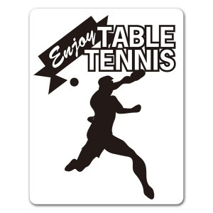 ��� ���륨�å�������ENJOY TABLE TENNIS�ۼ֥ޥ��ͥåȥ��ƥå����ڤ椦�ѥ��å����������ǽ��