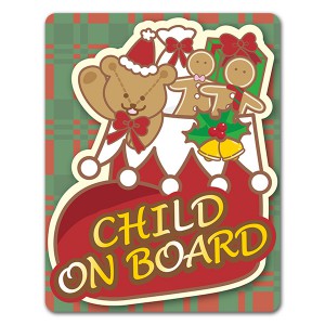 ���ꥹ�ޥ������ޤȥ��ꥹ�ޥ��֡��ġ�CHILD ON BOARD�ۼ֥ޥ��ͥåȥ��ƥå����ڤ椦�ѥ��å����������ǽ��