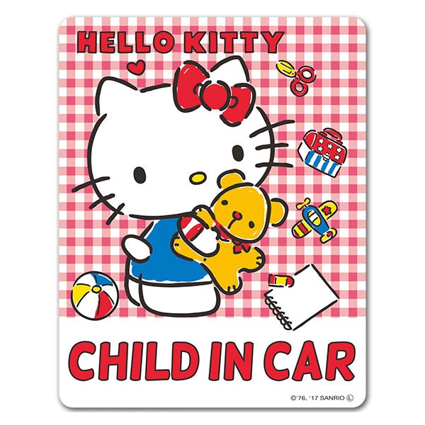 【NEW限定品】 ハローキティ スタンダードデザイン【CHILD CAR】車 IN ストラップ