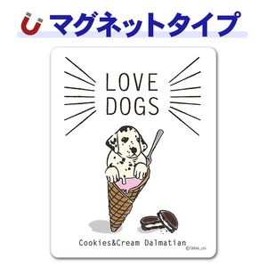 LOVEDOGS��Cookies&Cream Dalmatian�ۼ֥ޥ��ͥåȥ��ƥå����ڤ椦�ѥ��å����������ǽ��