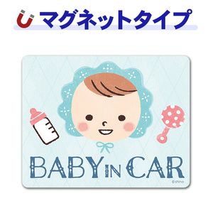 �֤����д�˹�ҡ�BABY IN CAR�ۼ֥ޥ��ͥåȥ��ƥå����ڤ椦�ѥ��å����������ǽ��