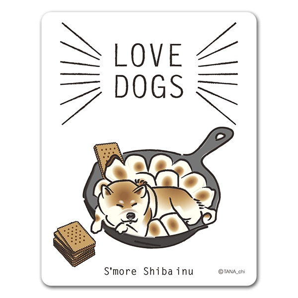 LOVEDOGS��S'more Shibainu�ۼ֥ޥ��ͥåȥ��ƥå����ڤ椦�ѥ��å����������ǽ��