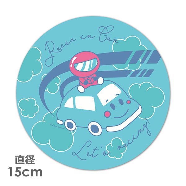 �֤˾�ä��졼������Racer in Car�۴ݷ�15cm�֥ޥ��ͥåȥ��ƥå����ڤ椦�ѥ��å����������ǽ��